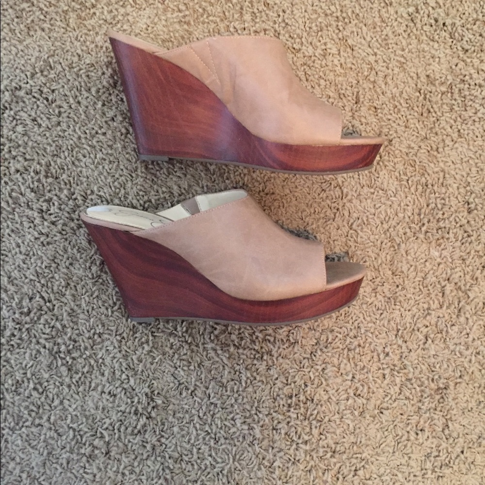 Jessica Simpson Slide Wedge Sandals